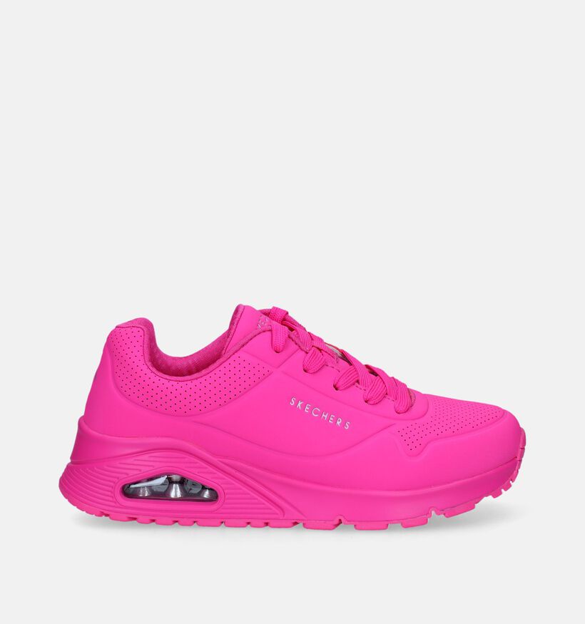 Skechers Uno Fuchsia Sneakers voor meisjes (335757)