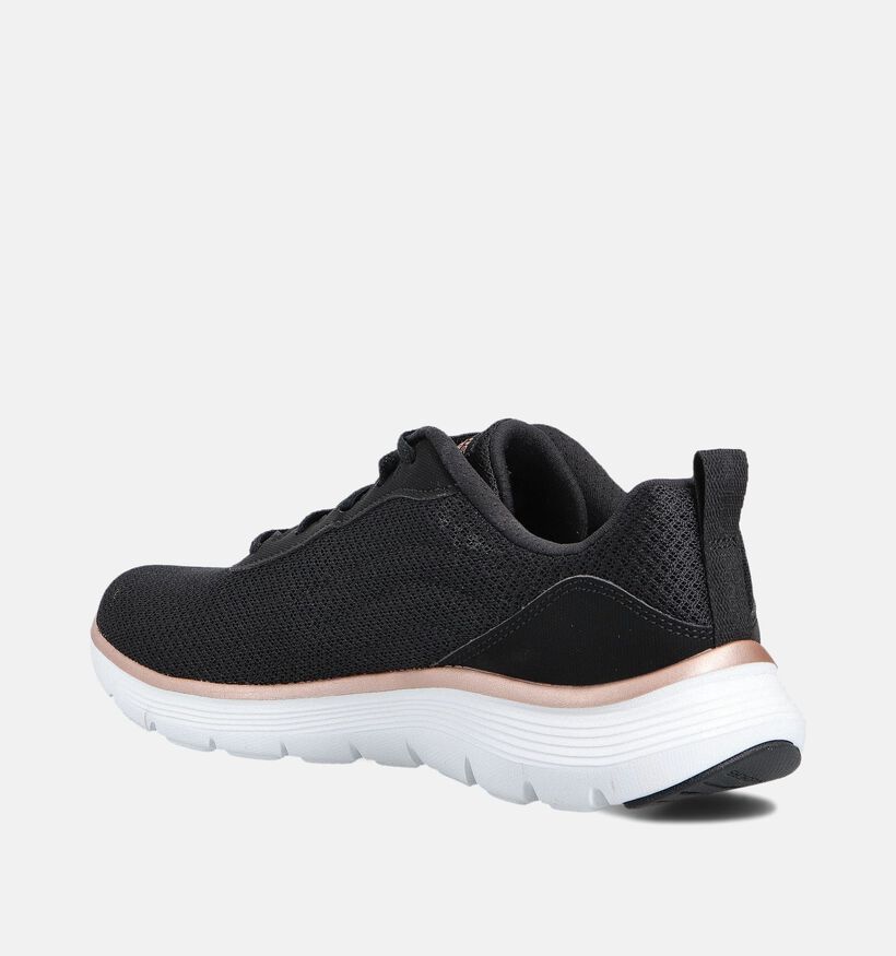Skechers FLEX APPEAL 5.0 UPTAKE Baskets sportives en Noir pour femmes (360902)