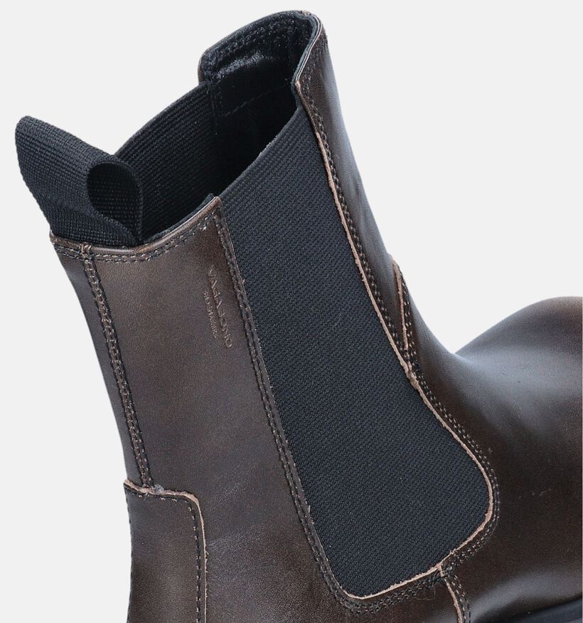 Vagabond Shoemakers Dorah Bruine Enkellaarzen met blokhak voor dames (347485)