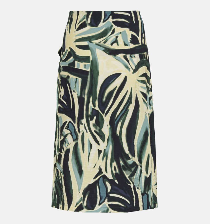 Vila Viryn Zoa Jupe mi-longue en Bleu/Multi pour femmes (369473)