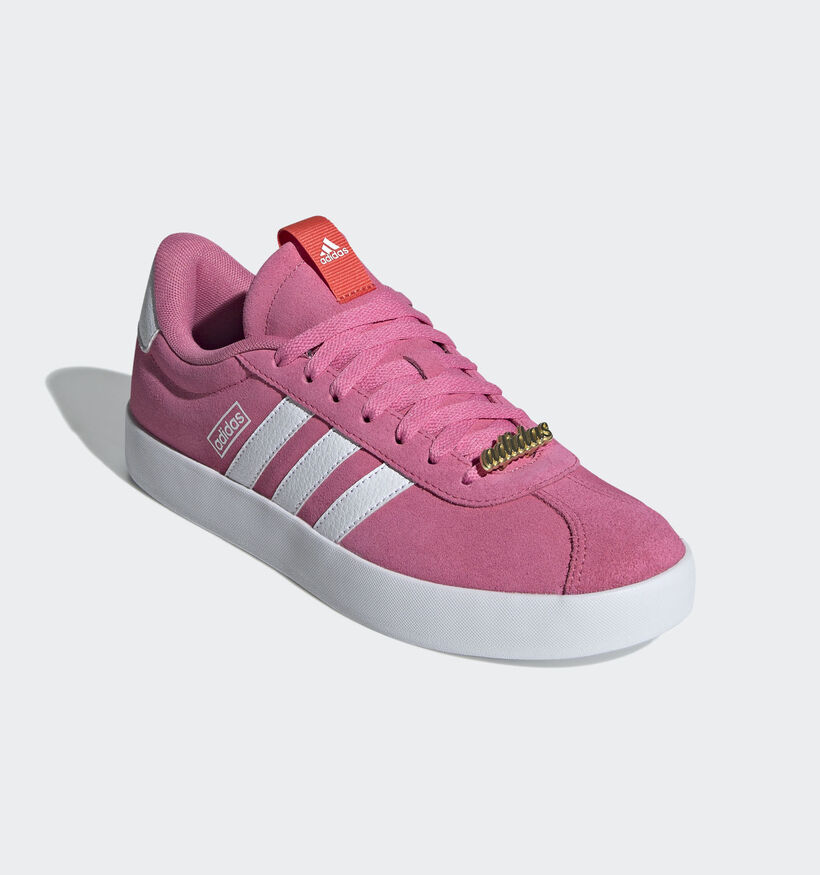adidas VL Court 3.0 Baskets en Fuchsia pour femmes (341461)