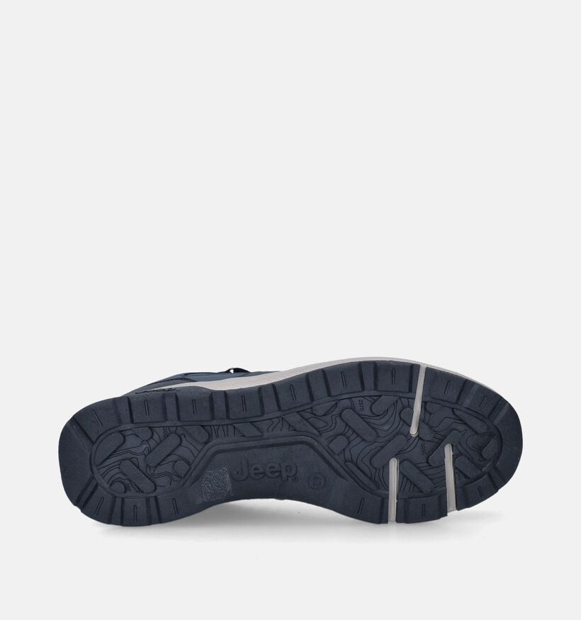 Jeep Ontario Zip Blauwe Veterschoenen voor heren (344458)