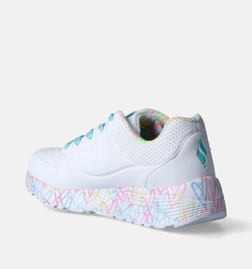 Skechers X J Goldkrown Uno Baskets en Blanc pour filles (352291)