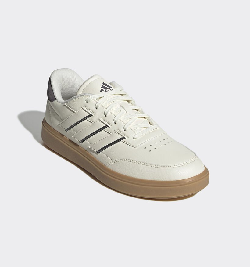 adidas Courtblock Ecru Sneakers voor jongens, heren (350177)