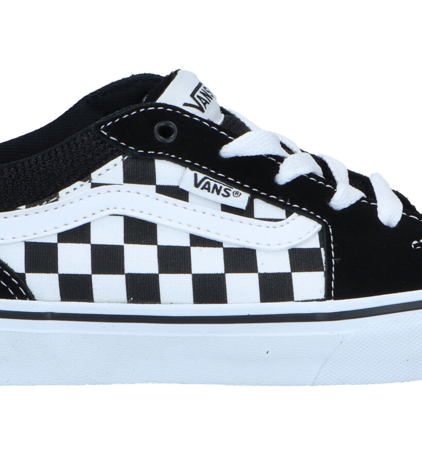 Vans Filmore YT Baskets de skate en Rouge pour filles, garçons (336503)