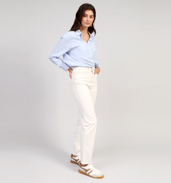 Vila Jeans Wit/Blauw