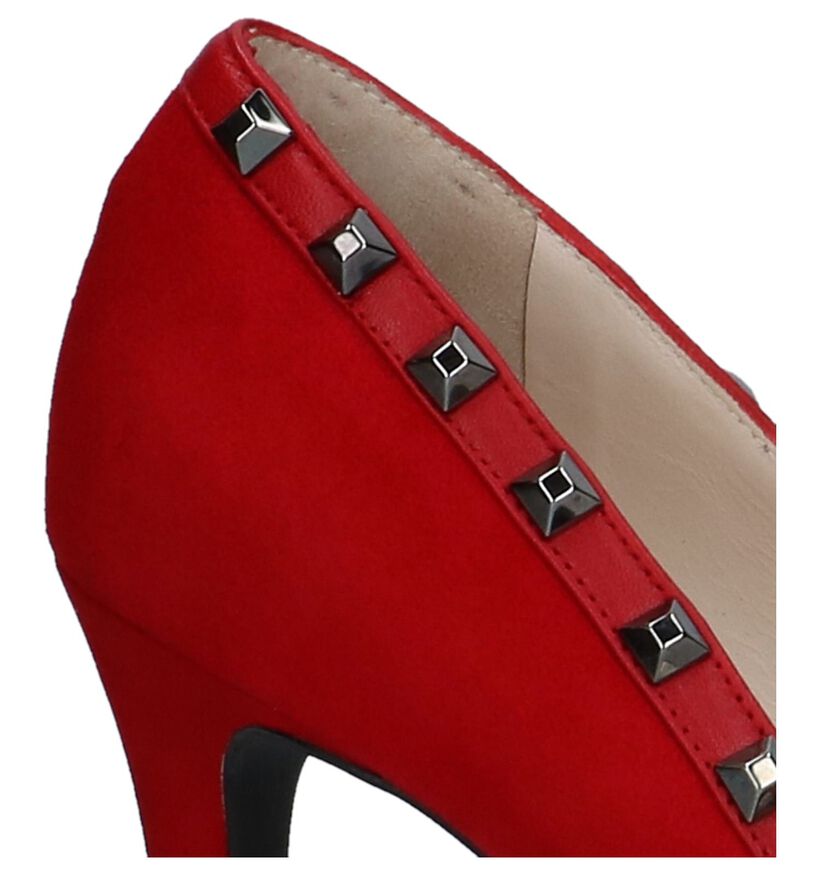 Lodi Escarpins classique en Rouge en daim (232101)
