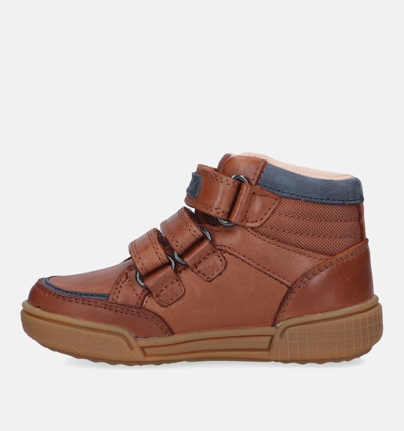 Geox Poseido Cognac Velcroboots voor jongens (330063) - geschikt voor steunzolen