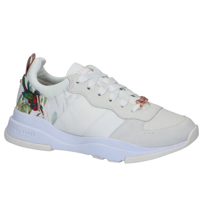 Witte Sneakers Ted Baker Waverdi in daim (249075)