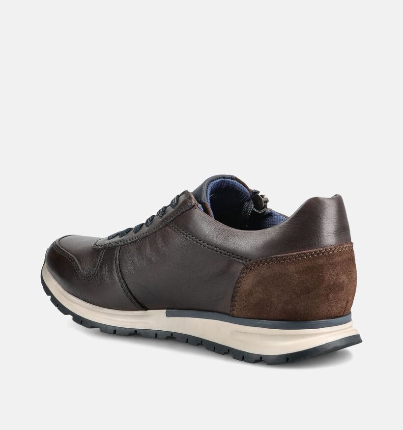 Bugatti Chaussures plates en Marron pour hommes (375969) - pour semelles orthop&eacute;diques