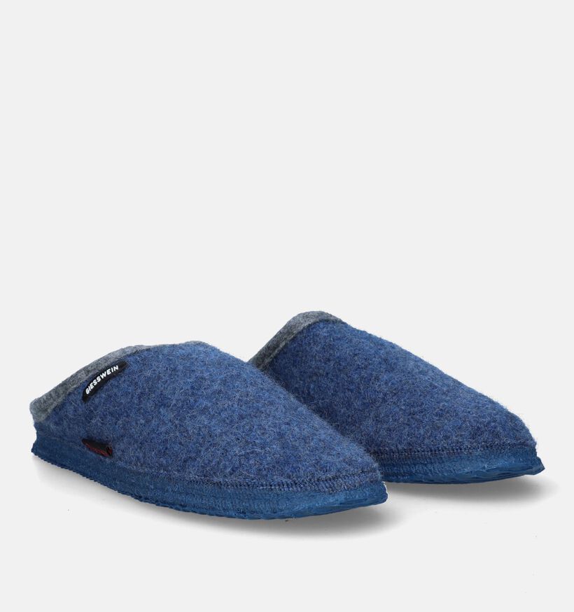 Giesswein Dannheim Pantoufles en Noir pour hommes (333630)