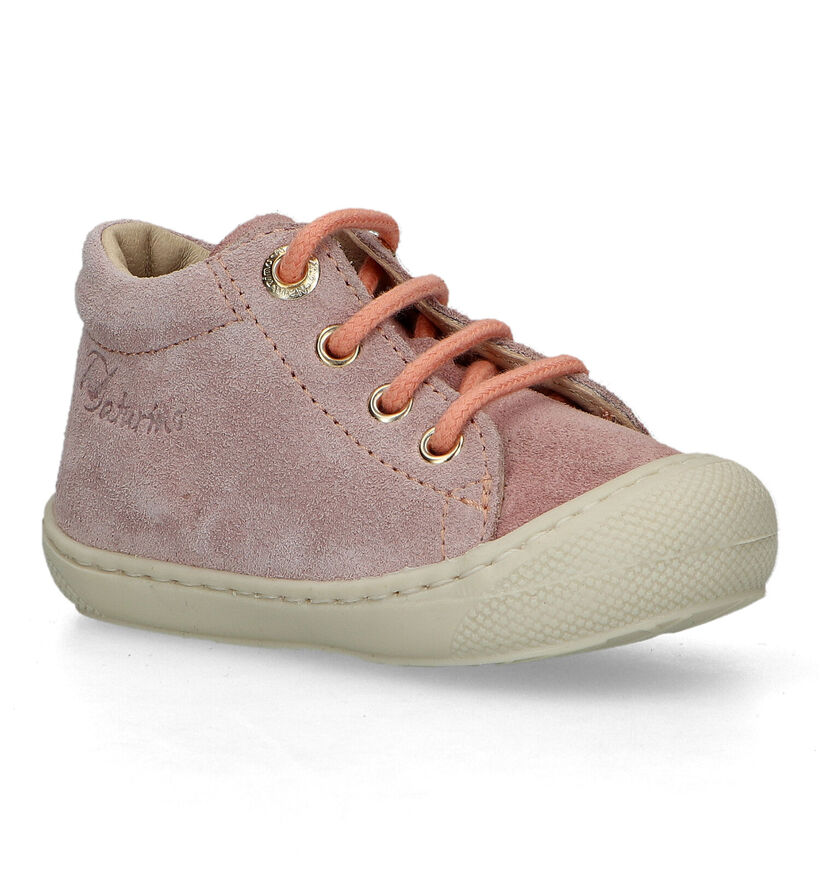 Naturino Cocoon Suede Chaussures pour bébé en Orange pour filles (339387)