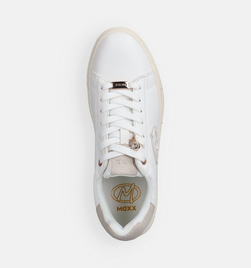 Mexx Tesi Rio Witte Sneakers voor dames (367251) - geschikt voor steunzolen