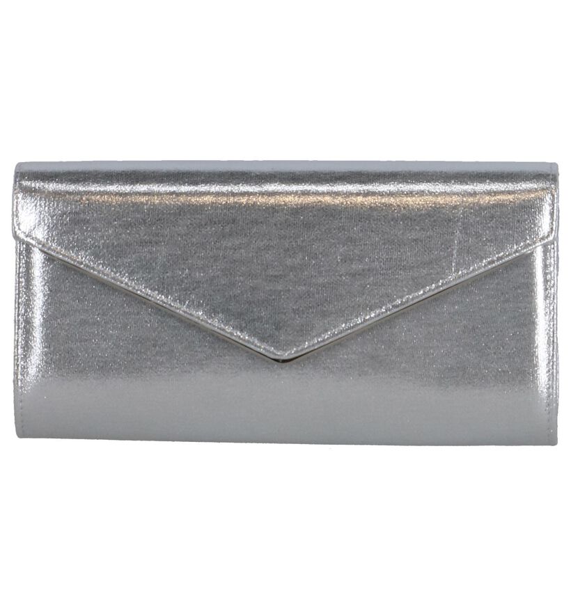 Zilveren Clutch Lotus Nina in stof (244404)