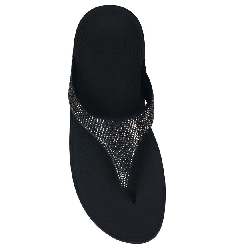 FitFlop Nu-pieds à talons en Noir en textile (240995)