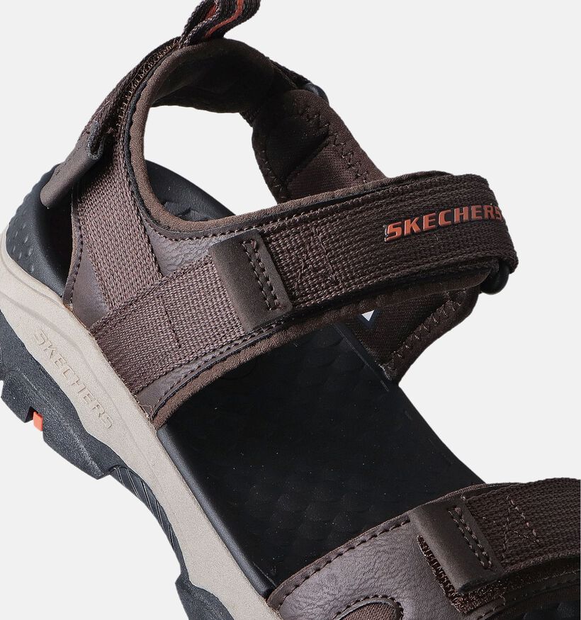 Skechers Tresmen Ryer Sandales en Marron pour hommes (354576)