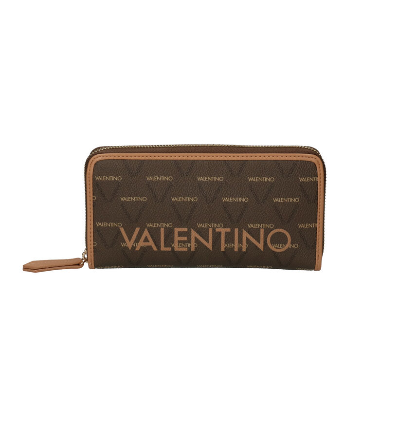 Valentino Handbags Liuto Beige Ritsportefeuille in kunstleer (275810)
