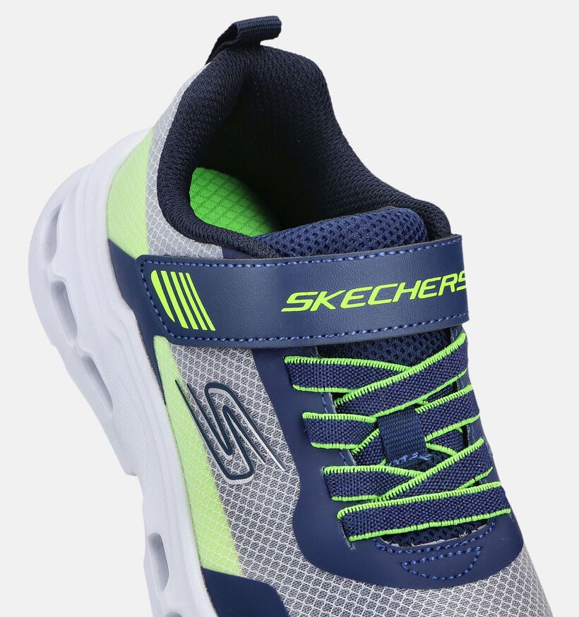 Skechers Glide-Step Drift Zorzox Donkerblauwe Sneakers voor jongens, meisjes (375678)