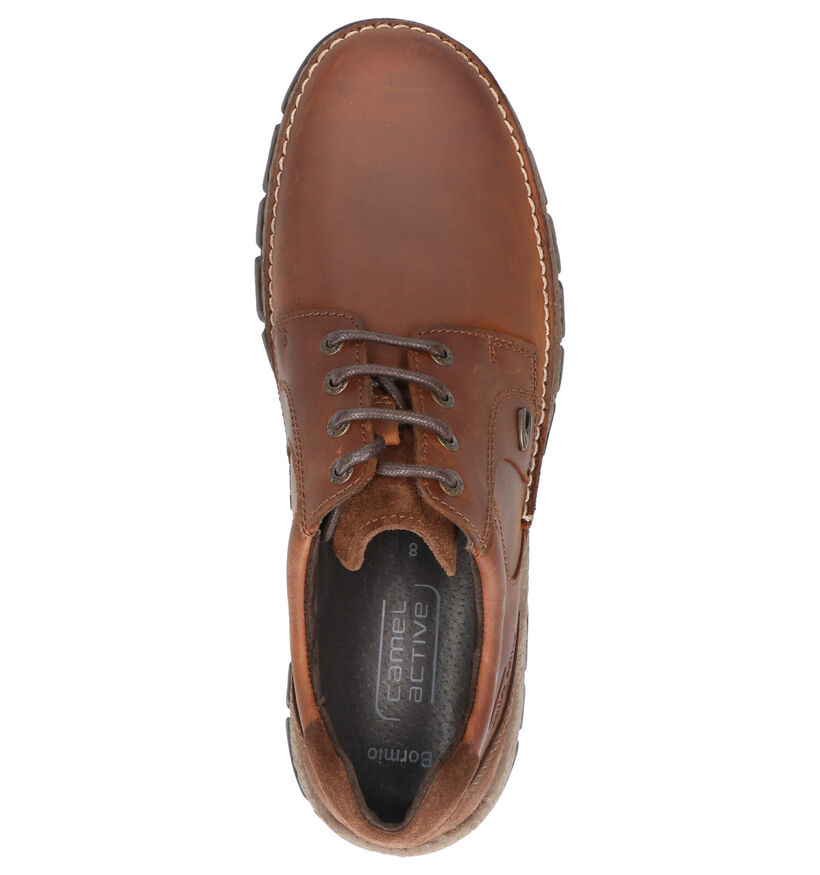 Camel Active Bormio Chaussures basses en Cognac en cuir (259395)