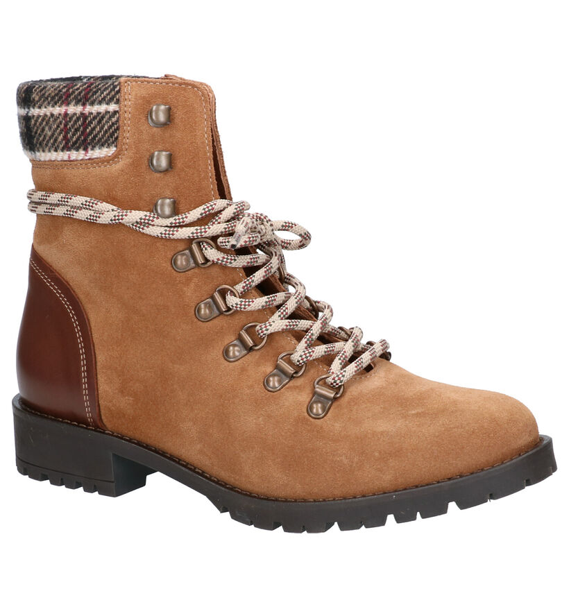 River Woods Sade Cognac Boots in daim (260307)