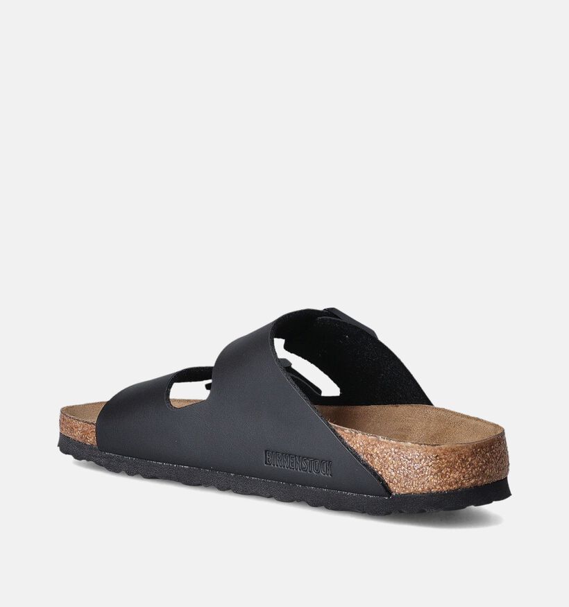 Birkenstock Arizona Soft Footbed Zwarte Slippers voor dames (350915)