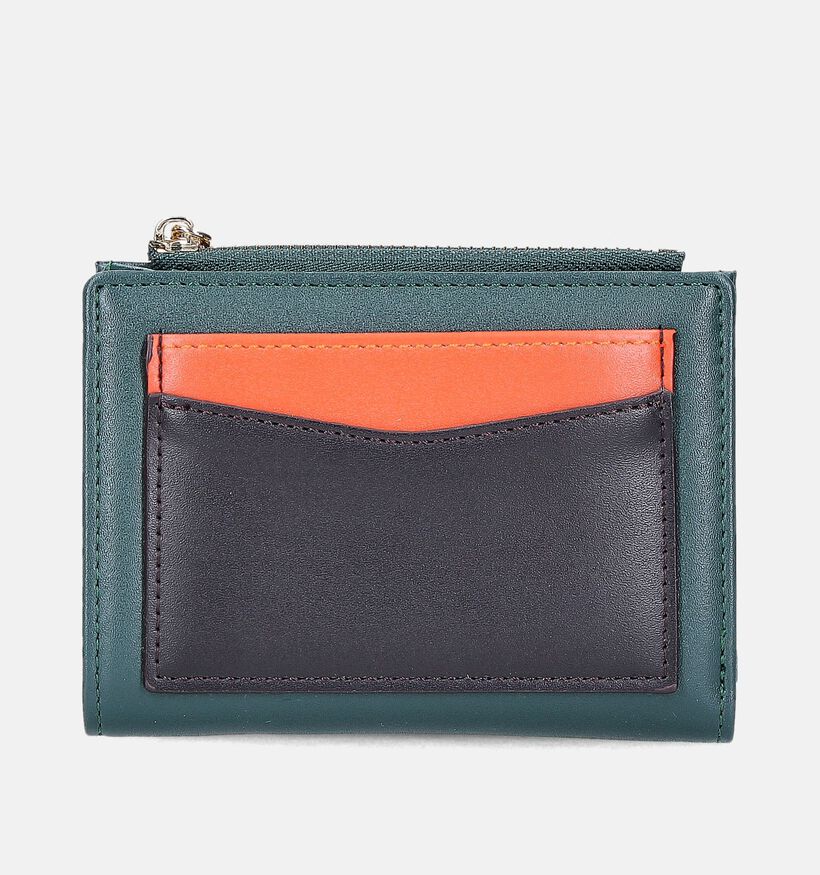 Signatur Portafogli Porte-monnaie zipp&eacute; en Vert pour femmes (358756)