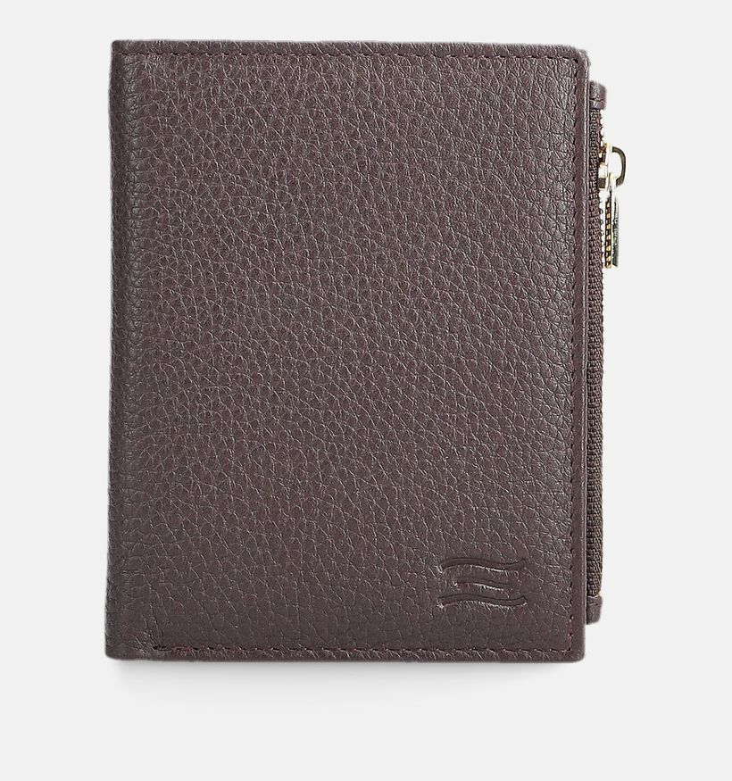 Crinkles Bordeaux Portemonnee met Rits voor dames (381744)