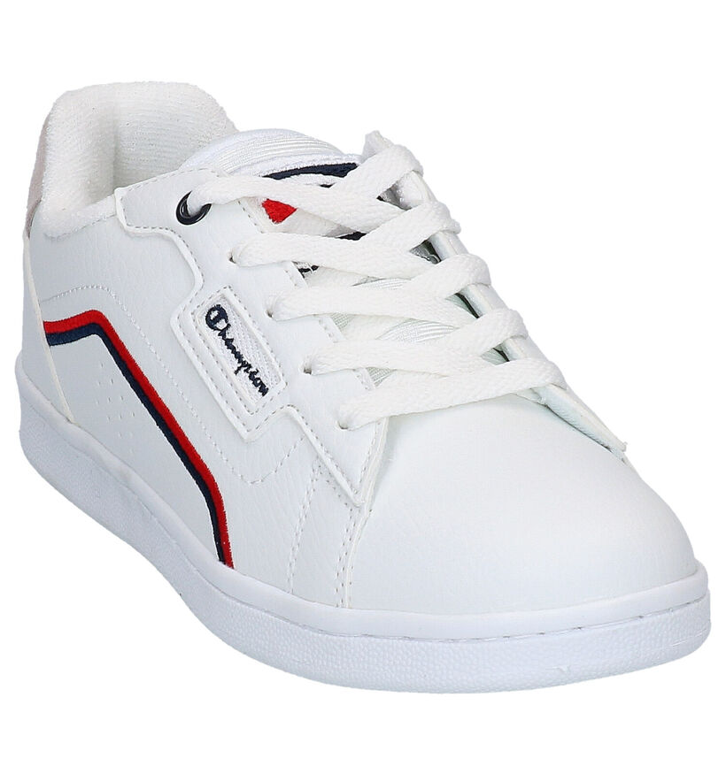 Champion Pittsburegh Low JR Witte Sneakers in kunstleer (265806)
