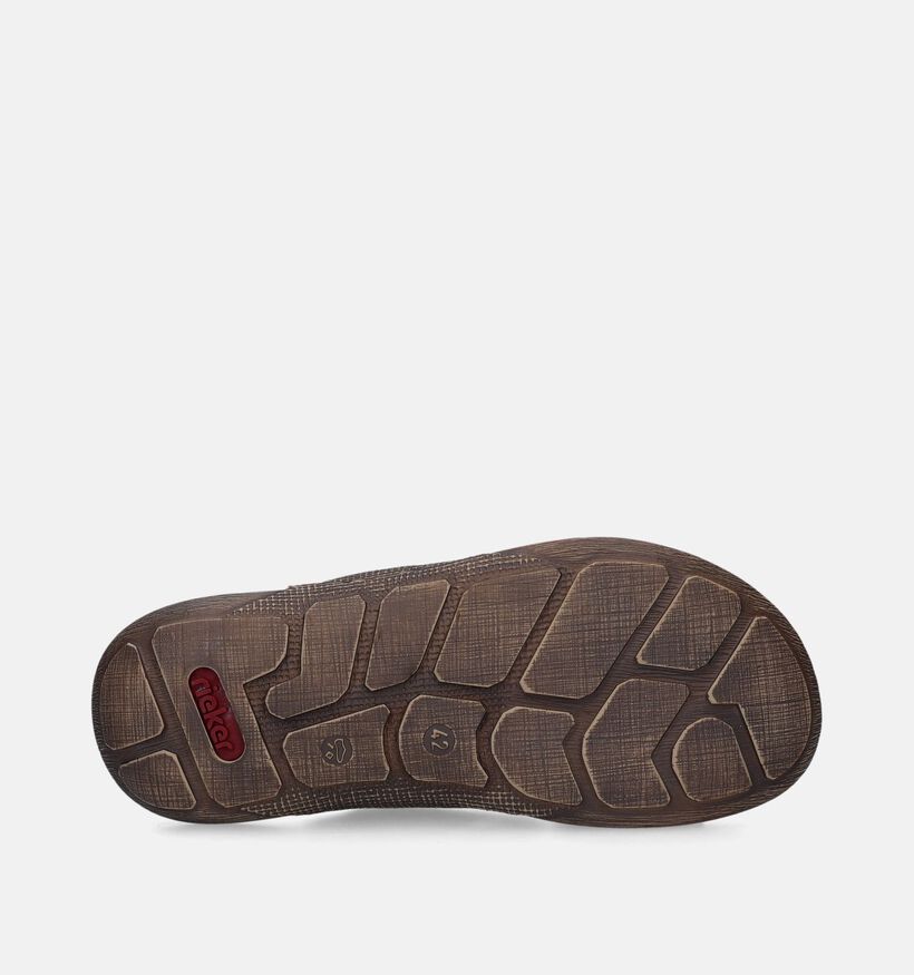 Rieker Bruine Slippers voor heren (354817)