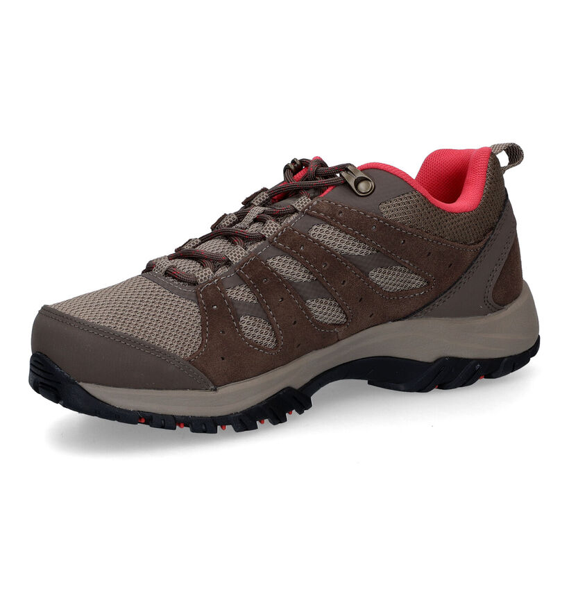 Columbia Redmond III WP Bruine Wandelschoenen voor dames (303809) - geschikt voor steunzolen