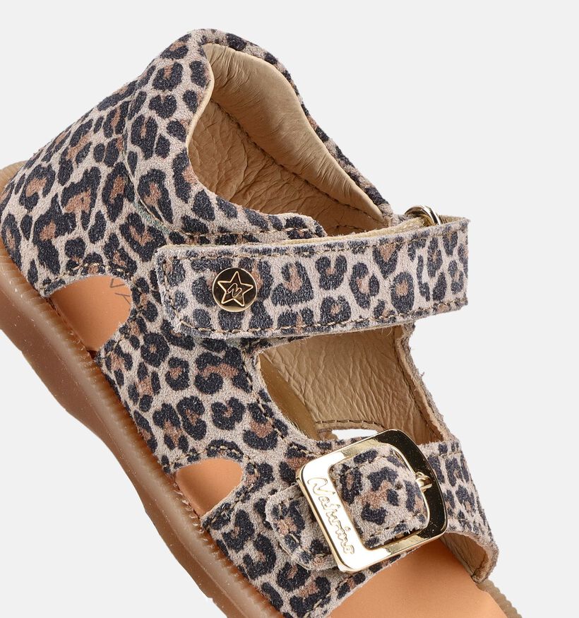 Naturino Revion Jaguar Sandales pour b&eacute;b&eacute; en Marron pour filles (372506)