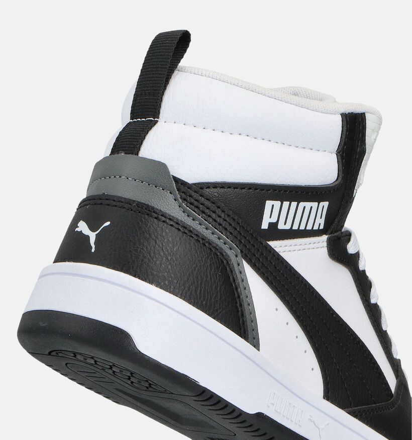 Puma Rebound v6 Baskets en Blanc pour filles, garçons (346446)