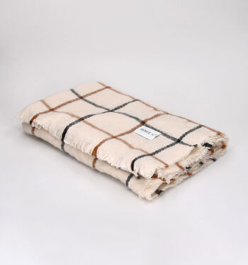 Dolce C. Sjaals Zwart/Beige