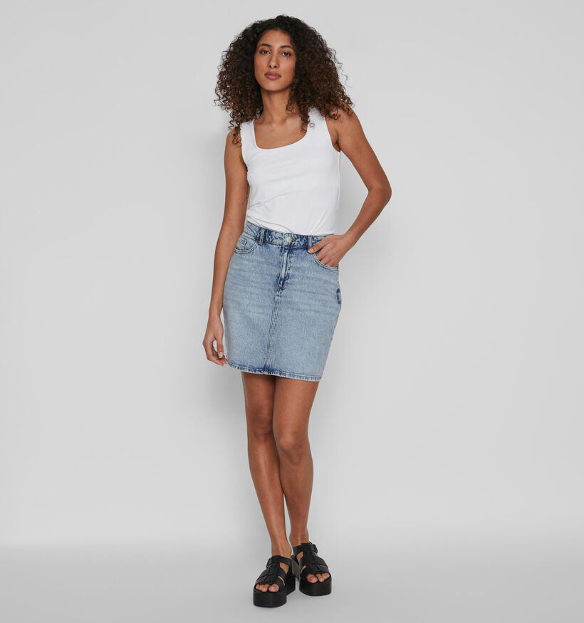 Vila Kaja Blauwe Jeansrok (329481)