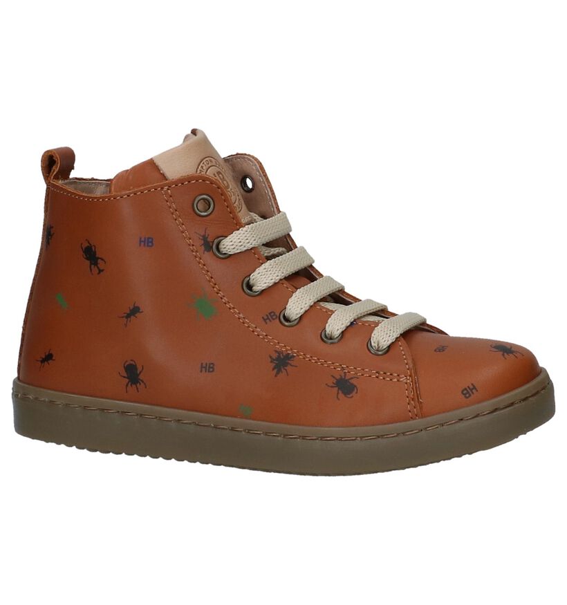 Boots Cognac Hampton Bays in leer (232369)