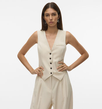 Vero Moda Vestes Beige
