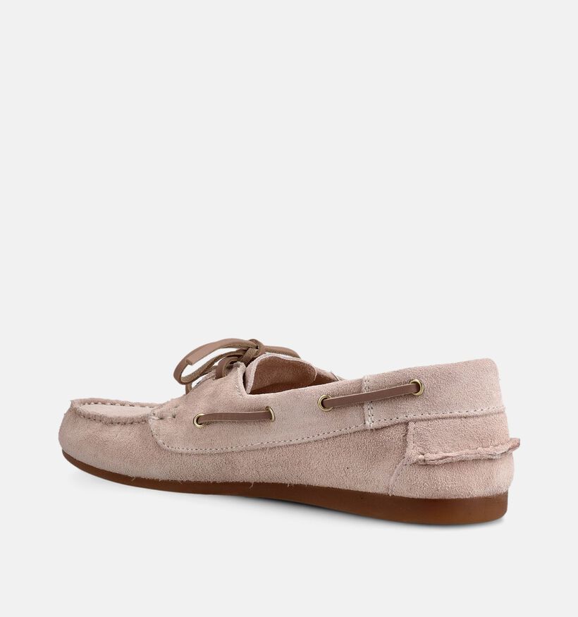 River Woods Christine Chaussures bateau en Beige pour femmes (373096) - pour semelles orthop&eacute;diques