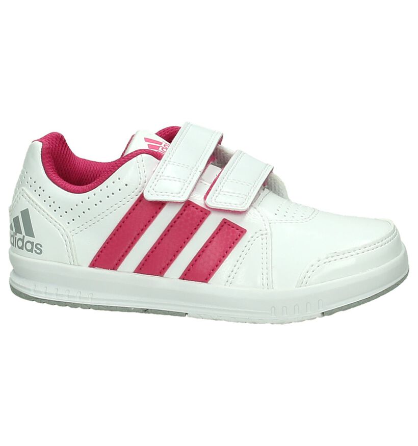 Witte Lage Sneaker adidas LK Trainer in kunstleer (196579)