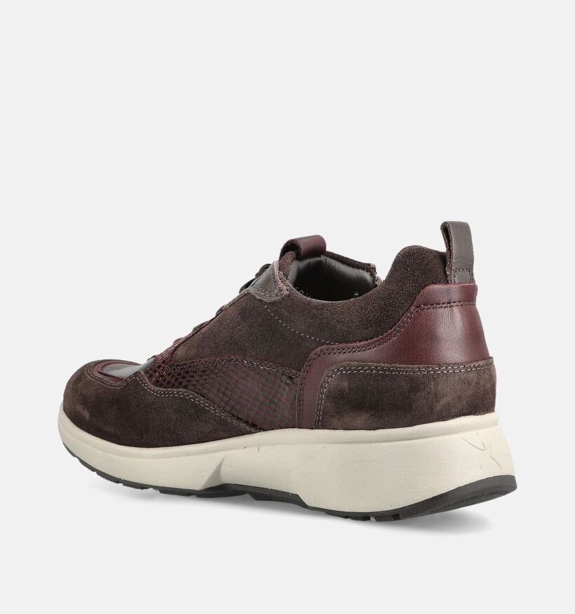 Xsensible Grenoble Bruine Schoenen met Veter en Rits voor dames (378996) - geschikt voor steunzolen