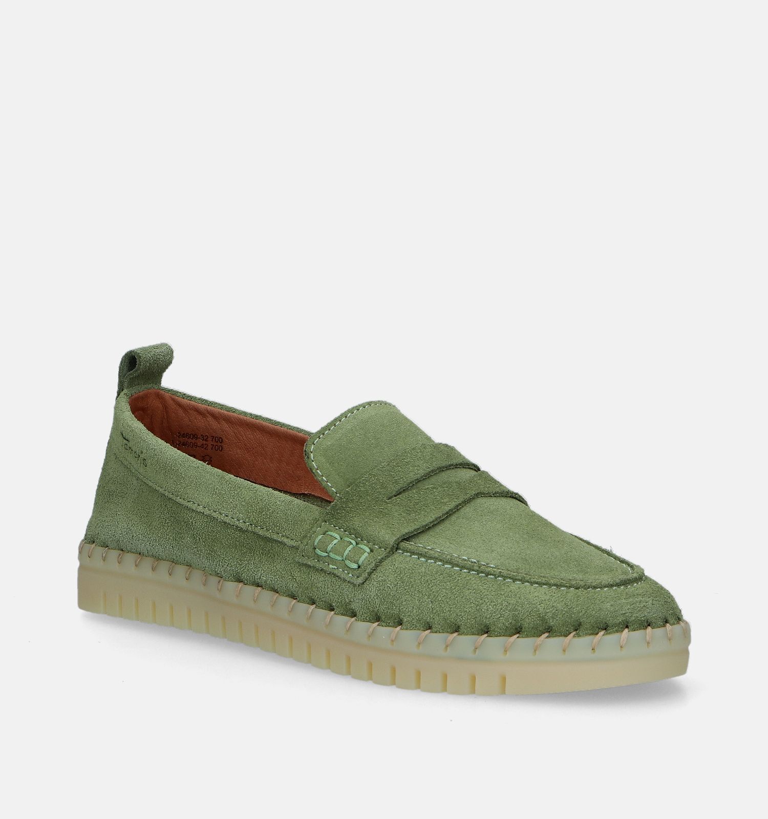 Tamaris Groene Instappers Dames Lage schoenen Online op TORFS.BE