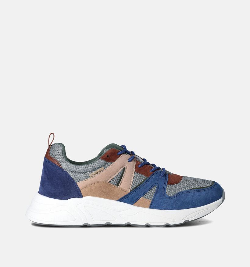 Poelman Chaussures à lacets en Bleu pour hommes, garçons (358485) - pour semelles orthopédiques