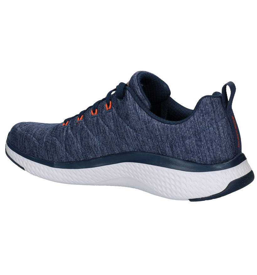 Skechers Solar Fuse Motion Sensor Blauwe Sneakers in stof (279360)