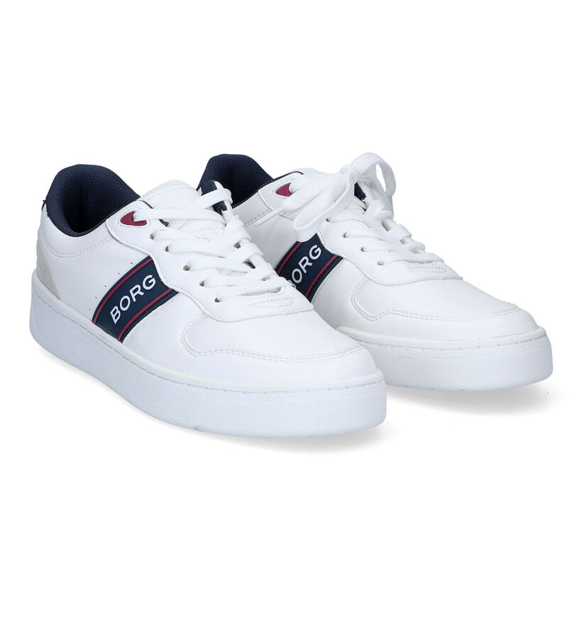 Björn Borg Chaussures à lacets en Blanc pour hommes (305895) - pour semelles orthopédiques