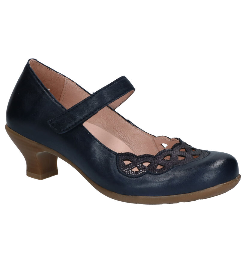 Brako Anatomics Blauwe Pumps in leer (272898)