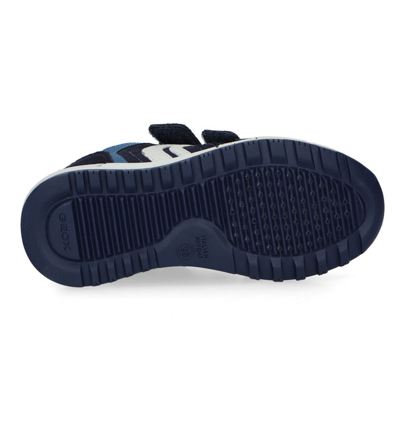 Geox Alben Blauwe Velcroschoenen voor jongens (326601) - geschikt voor steunzolen