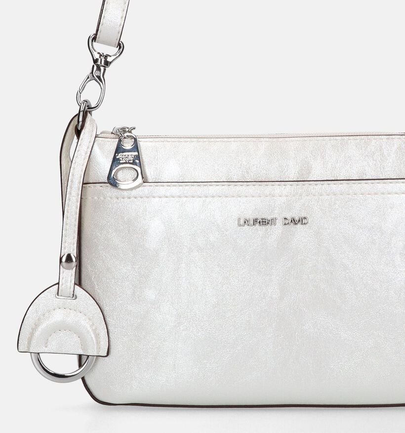 Laurent David Nos 006 Sac porté croisé en Argent pour femmes (337087)