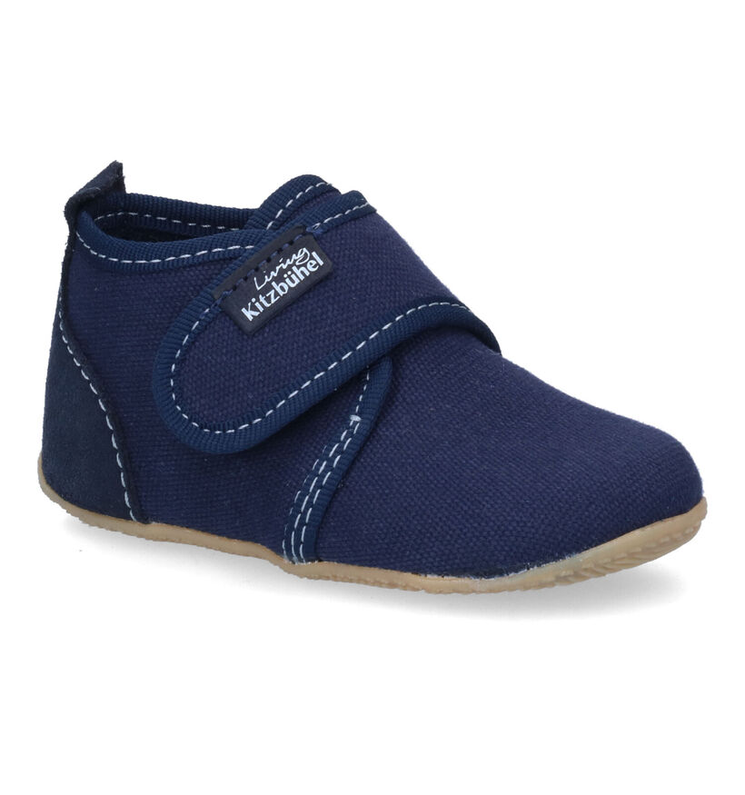 Living Kitzbühel Pantoufles pour bébé en Bleu foncé pour filles, garçons (326056)