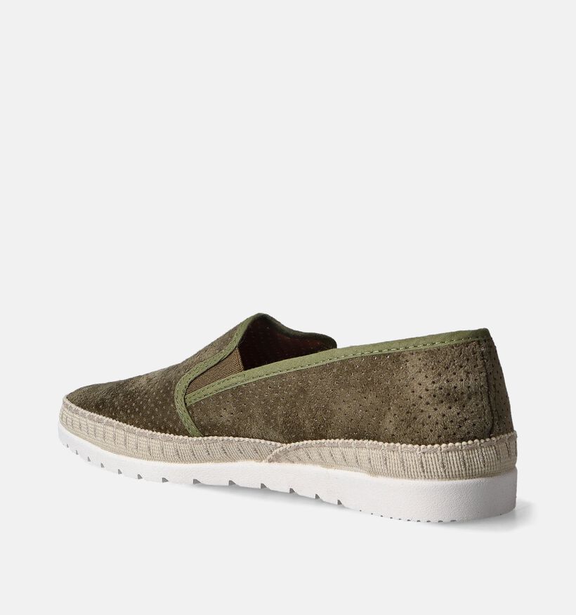 Verbenas Boris Hole Gallery Mocassins en Vert khaki pour hommes (357754)