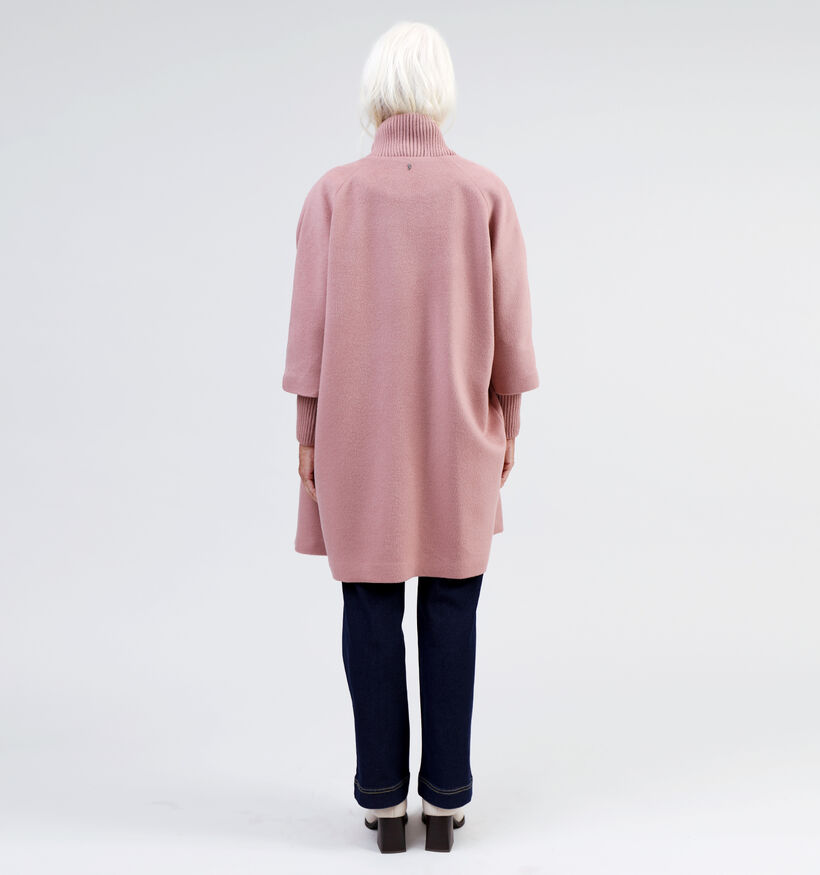 comma Manteau mi-long en Rose pour femmes (332034)