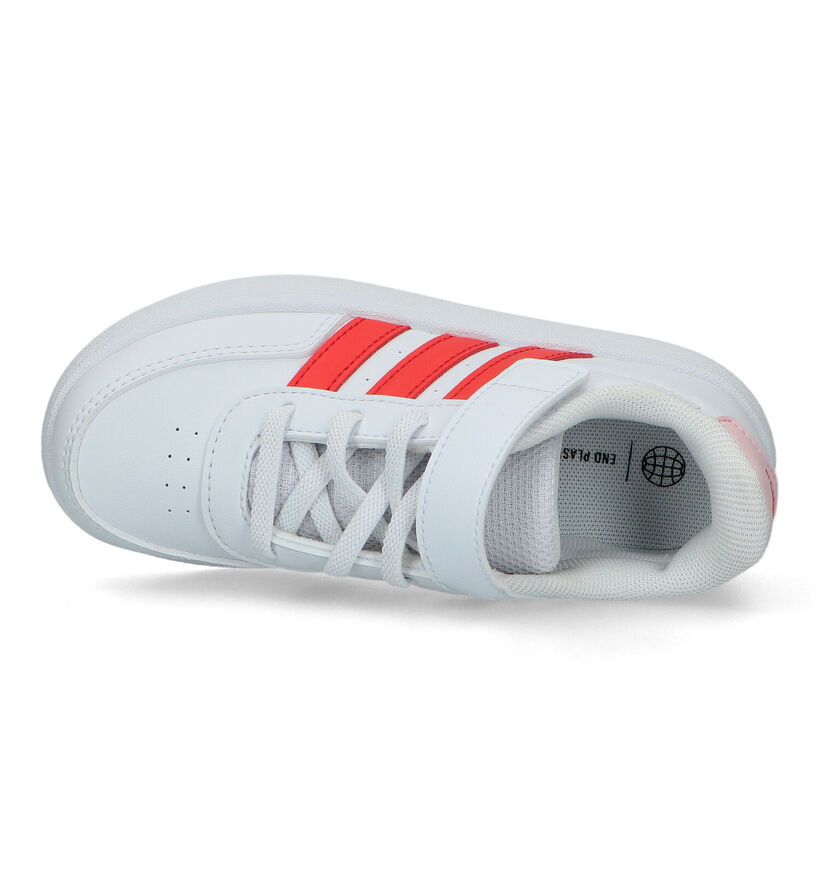 adidas Breaknet 2.0 EL Witte Sneakers voor meisjes (324677) - geschikt voor steunzolen